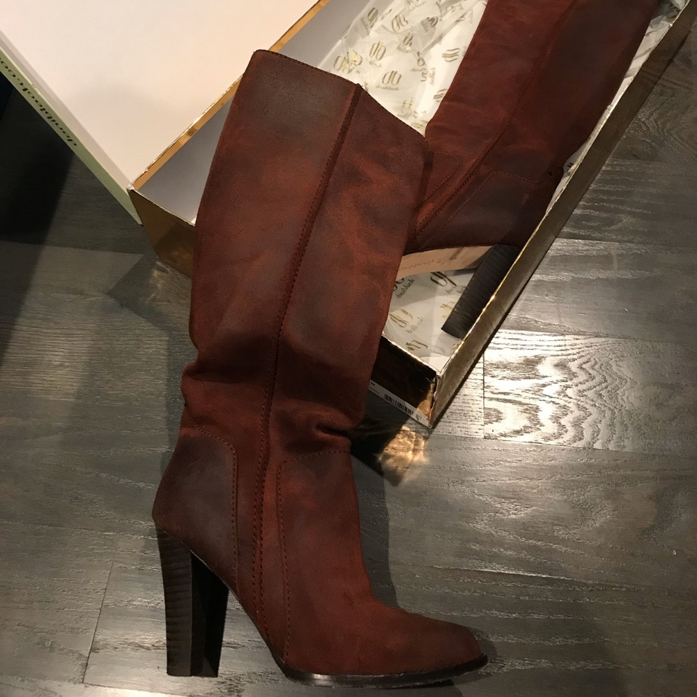 Rust Color Boots Like New!!! - image 4